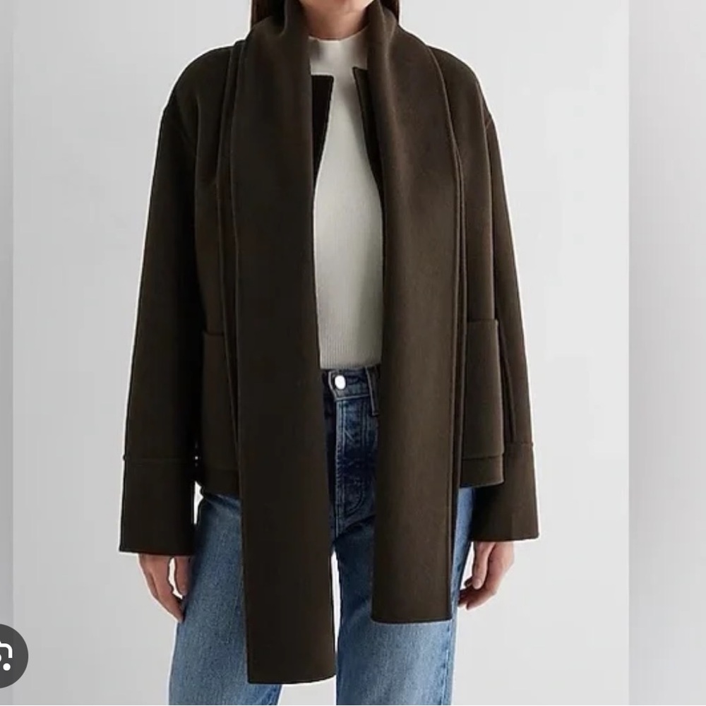 Express Dark Brown Women's Coat